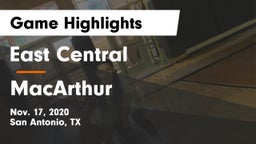 East Central  vs MacArthur  Game Highlights - Nov. 17, 2020