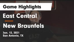 East Central  vs New Braunfels  Game Highlights - Jan. 12, 2021