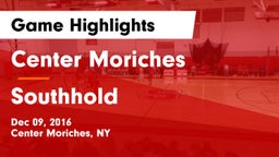 Center Moriches  vs Southhold Game Highlights - Dec 09, 2016