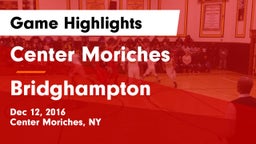 Center Moriches  vs Bridghampton Game Highlights - Dec 12, 2016