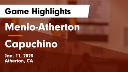 Menlo-Atherton  vs Capuchino  Game Highlights - Jan. 11, 2023