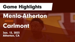 Menlo-Atherton  vs Carlmont  Game Highlights - Jan. 13, 2023