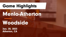 Menlo-Atherton  vs Woodside  Game Highlights - Jan. 20, 2023