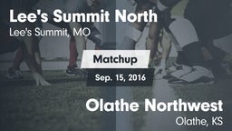Matchup: Lee's Summit North vs. Olathe Northwest  2016