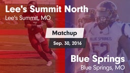 Matchup: Lee's Summit North vs. Blue Springs  2016