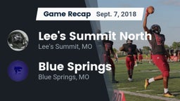 Recap: Lee's Summit North  vs. Blue Springs  2018