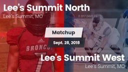 Matchup: Lee's Summit North vs. Lee's Summit West  2018