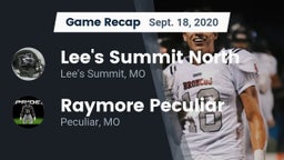 Recap: Lee's Summit North  vs. Raymore Peculiar  2020