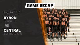 Recap: Byron  vs. Central  2016