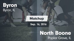 Matchup: Byron  vs. North Boone  2016