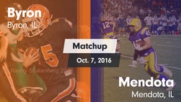 Matchup: Byron  vs. Mendota  2016