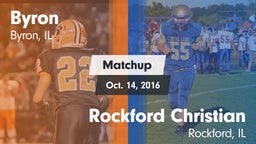 Matchup: Byron  vs. Rockford Christian  2016
