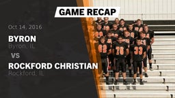 Recap: Byron  vs. Rockford Christian  2016