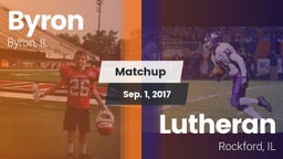 Matchup: Byron  vs. Lutheran  2017