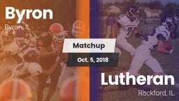 Matchup: Byron  vs. Lutheran  2018