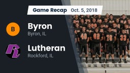 Recap: Byron  vs. Lutheran  2018