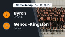 Recap: Byron  vs. Genoa-Kingston  2018