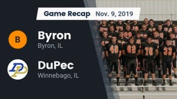 Recap: Byron  vs. DuPec 2019