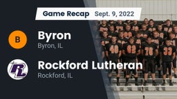 Recap: Byron  vs. Rockford Lutheran  2022