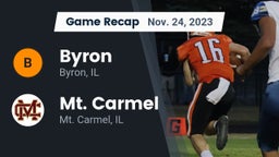 Recap: Byron  vs. Mt. Carmel  2023