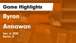 Byron  vs Annawan  Game Highlights - Jan. 4, 2020