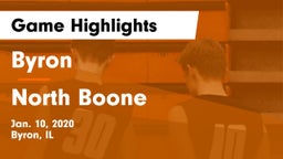 Byron  vs North Boone  Game Highlights - Jan. 10, 2020