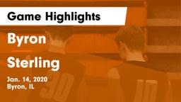 Byron  vs Sterling  Game Highlights - Jan. 14, 2020