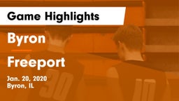 Byron  vs Freeport  Game Highlights - Jan. 20, 2020