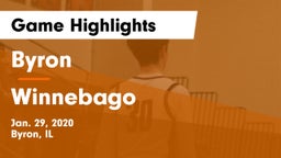 Byron  vs Winnebago  Game Highlights - Jan. 29, 2020