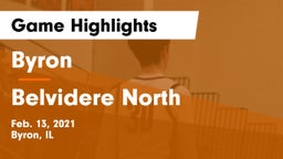 Byron  vs Belvidere North Game Highlights - Feb. 13, 2021