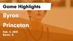 Byron  vs Princeton  Game Highlights - Feb. 4, 2023