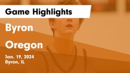 Byron  vs Oregon  Game Highlights - Jan. 19, 2024