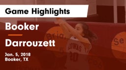 Booker  vs Darrouzett Game Highlights - Jan. 5, 2018