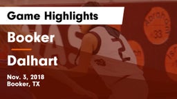 Booker  vs Dalhart  Game Highlights - Nov. 3, 2018