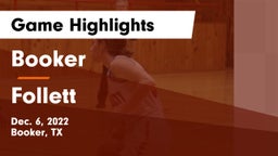 Booker  vs Follett  Game Highlights - Dec. 6, 2022