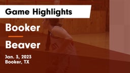 Booker  vs Beaver  Game Highlights - Jan. 3, 2023