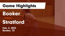 Booker  vs Stratford  Game Highlights - Feb. 3, 2023