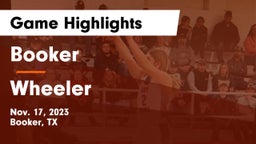 Booker  vs Wheeler  Game Highlights - Nov. 17, 2023