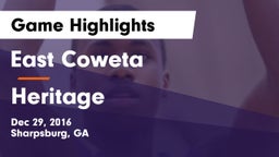East Coweta  vs Heritage  Game Highlights - Dec 29, 2016