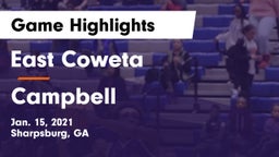 East Coweta  vs Campbell  Game Highlights - Jan. 15, 2021