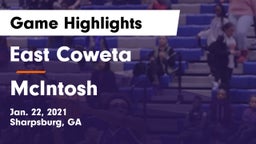 East Coweta  vs McIntosh  Game Highlights - Jan. 22, 2021