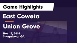 East Coweta  vs Union Grove  Game Highlights - Nov 15, 2016
