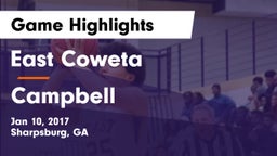 East Coweta  vs Campbell  Game Highlights - Jan 10, 2017