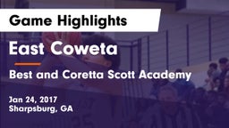East Coweta  vs Best and Coretta Scott Academy Game Highlights - Jan 24, 2017