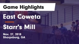 East Coweta  vs Starr's Mill  Game Highlights - Nov. 27, 2018