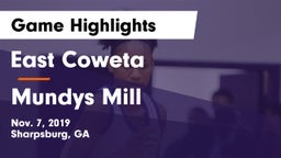 East Coweta  vs Mundys Mill  Game Highlights - Nov. 7, 2019