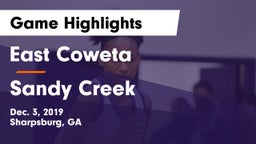 East Coweta  vs Sandy Creek  Game Highlights - Dec. 3, 2019