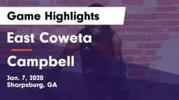 East Coweta  vs Campbell  Game Highlights - Jan. 7, 2020