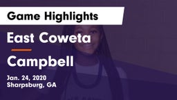 East Coweta  vs Campbell  Game Highlights - Jan. 24, 2020