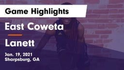 East Coweta  vs Lanett  Game Highlights - Jan. 19, 2021